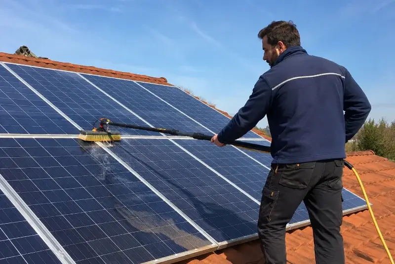 Nettoyage et entretien de panneaux solaires à Rocbaron