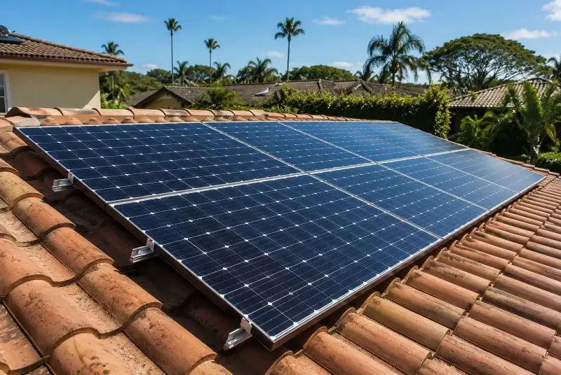 Installation de panneaux solaires à Rocbaron